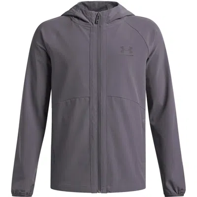 Under Armour Kids' Performance Training Jacket In Cstlerck/black
