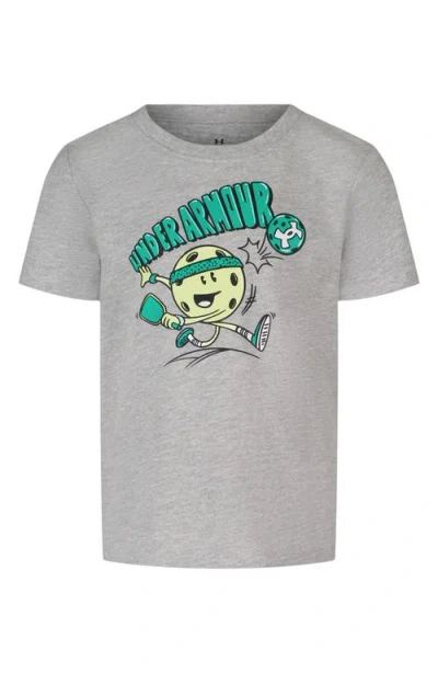 Under Armour Kids' Pickle Baller Graphic T-shirt In Gray