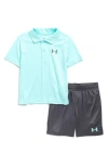 Under Armour Kids' Polo & Shorts Set In Blue