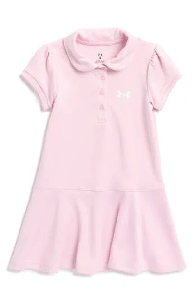 Under Armour Kids' Polo Dress In Pink