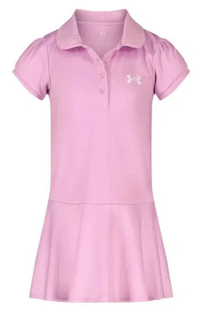Under Armour Kids' Polo Dress In Pink