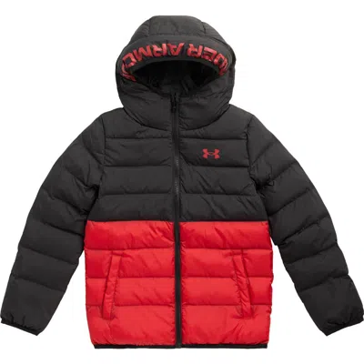 Under Armour Kids' Pronto Colorblock Water Resistant Puffer Jacket In Multi