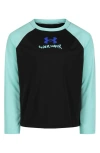 UNDER ARMOUR KIDS' PROTECT THIS HOUSE LONG SLEEVE PERFORMANCE GRAPHIC T-SHIRT