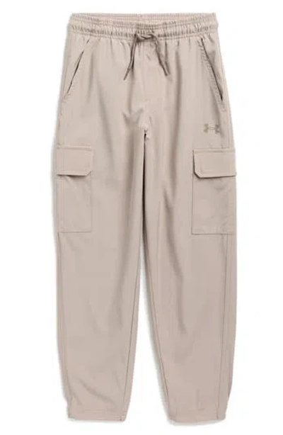 Under Armour Kids' Ripstop Cargo Joggers In Neutral