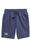 Under Armour Kids' Rival Fleece Shorts In Blue