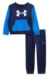 Under Armour Kids' Rival Performance Fleece Sweatshirt & Sweatpants Set In Blue