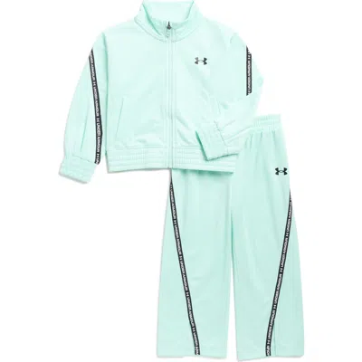 Under Armour Kids' Rival Tape Trim Track Jacket & Pants Set In Green