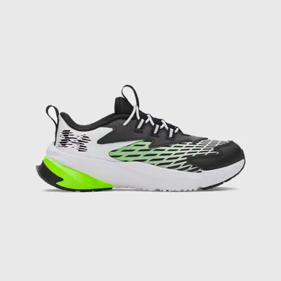 Under Armour Kids' Scramjet Shoes In Green In Black
