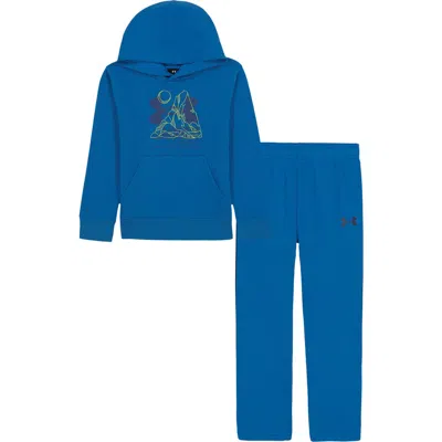 Under Armour Kids' Shadow Mountain Tech Fleece Set In Blue