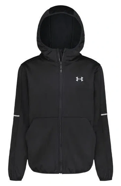 Under Armour Kids' Sim Softshell Jacket In Black