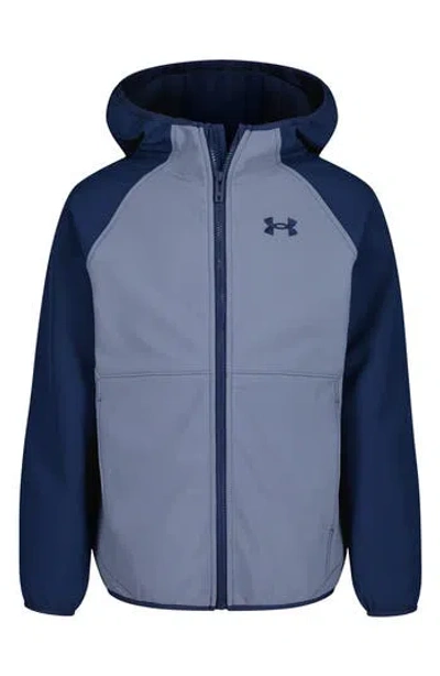 UNDER ARMOUR UNDER ARMOUR KIDS' SIM SOFTSHELL WATER RESISTANT JACKET