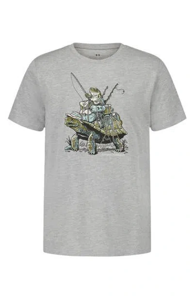 Under Armour Kids' Slow Yer Roll Graphic T-shirt In Gray