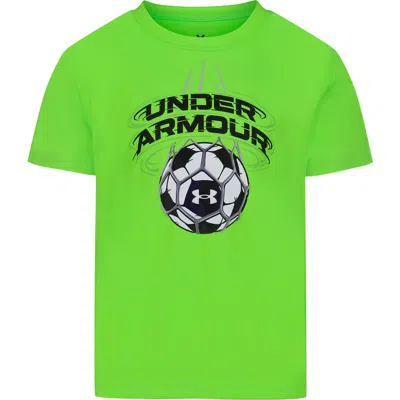 Under Armour Kids' Soccer Tech Performance T-shirt In Green
