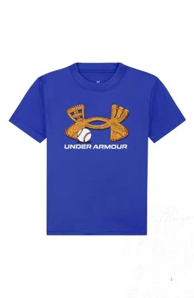 Under Armour Kids' Tech Baseball Graphic T-shirt & Shorts Set In Team Royal
