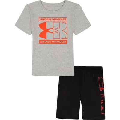 Under Armour Kids' Tech Deacon Graphic T-shirt & Shorts Set In Multi