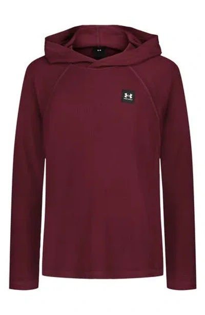 Under Armour Kids' Thermal Hoodie In Burgundy