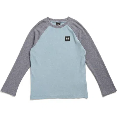 Under Armour Kids' Thermal Long Sleeve Raglan T-shirt In Gray
