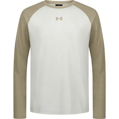Under Armour Kids' Thermal Raglan T-shirt In Green