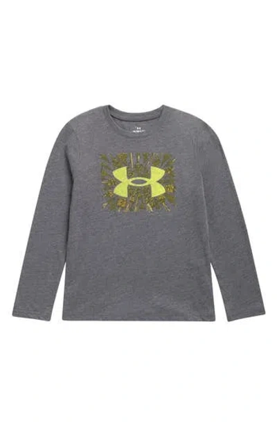 Under Armour Kids' Treeline Core Graphic T-shirt In Gray