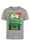 UNDER ARMOUR UNDER ARMOUR KIDS' TROPICAL BASEBALL PERFORMANCE GRAPHIC T-SHIRT