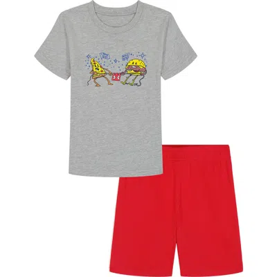 Under Armour Kids' Tug Of War Graphic T-shirt & Shorts Set In Multi