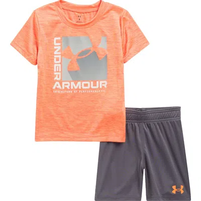 Under Armour Kids' Twist Logo T-shirt & Shorts Set In Multi