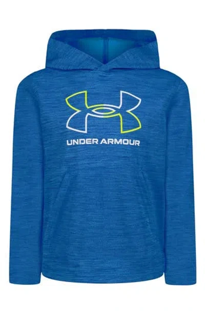 Under Armour Kids' Twist Mesh Graphic Hoodie In Blue