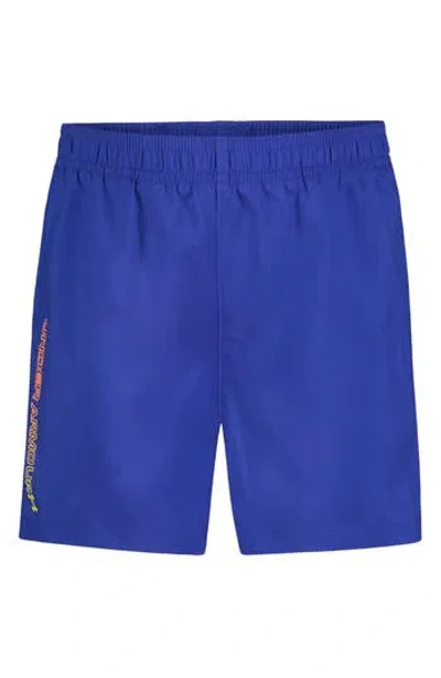 Under Armour Kids' Ua 2-in-1 Athletic Shorts In Blue