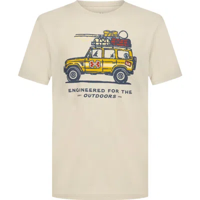 Under Armour Kids' Ua Alpine Explorer Graphic T-shirt In Neutral