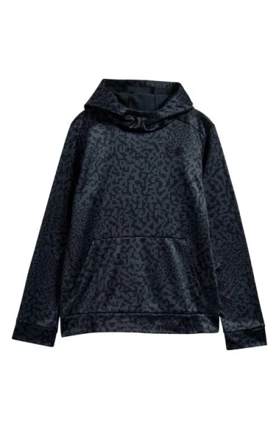Under Armour Kids' Ua Armour Fleece Hoodie In Black/anthracite/black