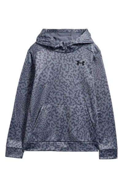 Under Armour Kids' Ua Armour Fleece Hoodie In Castlerock/titan Gray