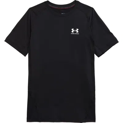Under Armour Kids' Ua Heatgear® Graphic Tee In Black