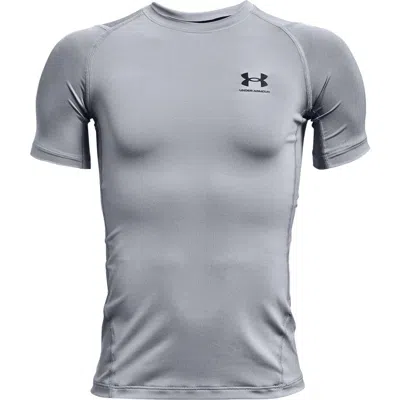 Under Armour Kids' Ua Heatgear® Graphic Tee In Gray