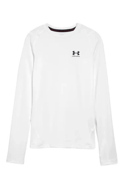 Under Armour Kids' Ua Heatgear® Long Sleeve Graphic Tee In Yellow