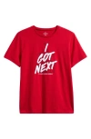 Under Armour Kids' Ua Hoops Next Graphic T-shirt In Red//black