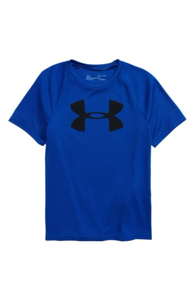 Under Armour Kids' Ua Tech™ Big Logo Graphic Tee In Blue