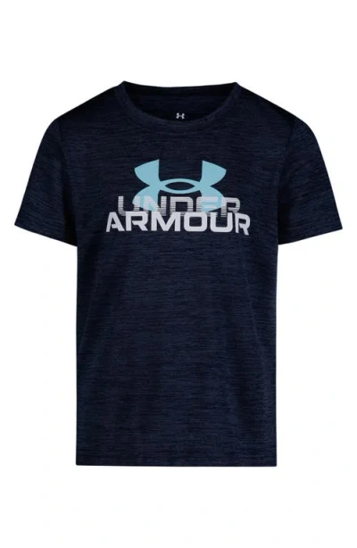 Under Armour Kids' Ua Tech™ Logo Graphic T-shirt In Midnight Navy