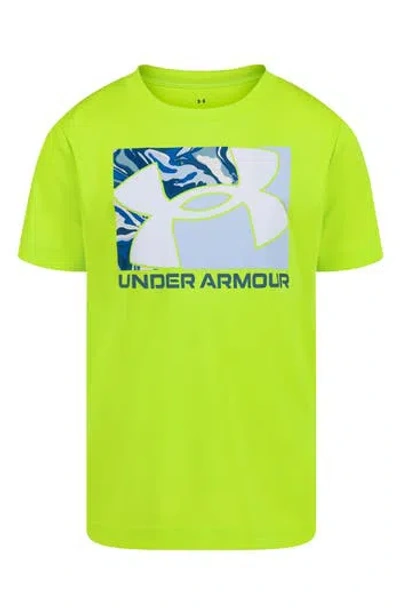 Under Armour Kids' Ua Tech™ Performance Graphic T-shirt In Green