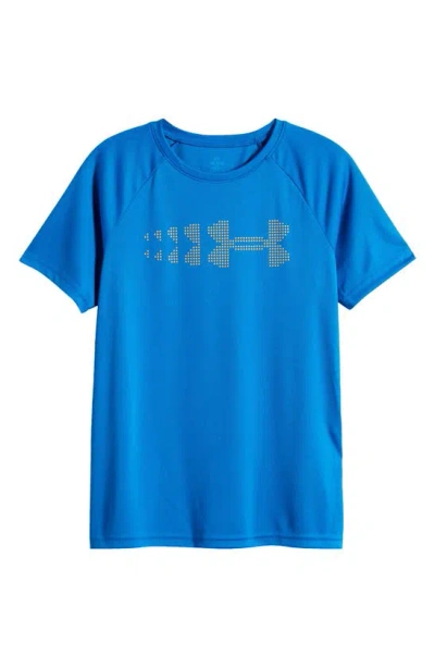 Under Armour Kids' Ua Tech™ Stadium Lights Performance Graphic T-shirt In Photon Blue