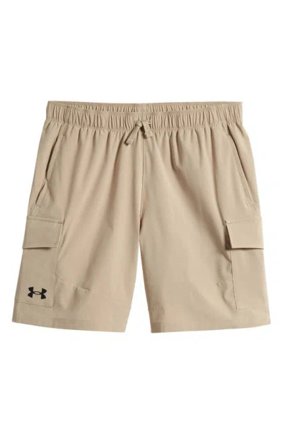 Under Armour Kids' Ua Tech™ Woven Cargo Shorts In Neutral