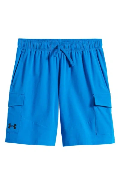 Under Armour Kids' Ua Tech™ Woven Cargo Shorts In Blue