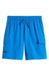 Under Armour Kids' Ua Tech™ Woven Cargo Shorts In Photon Blue