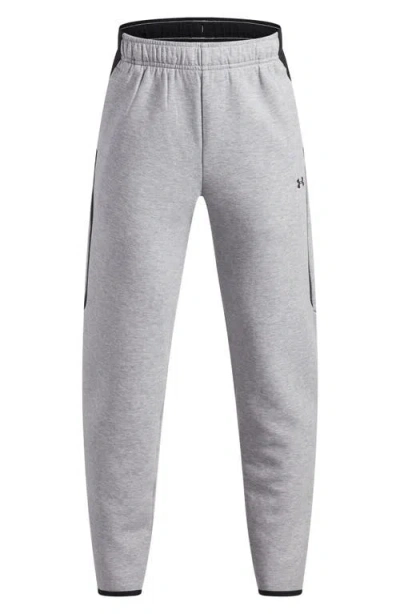 Under Armour Kids' Unstoppable Fleece Joggers In Gray