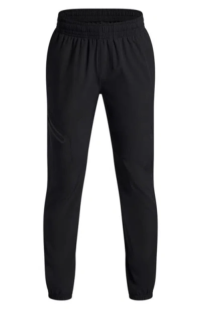 Under Armour Kids' Unstoppable Woven Joggers In Black