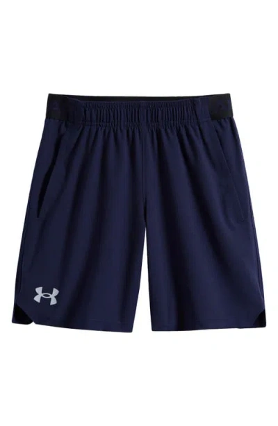 Under Armour Kids' Vanish Shorts In Midnight Navy//mod Gray