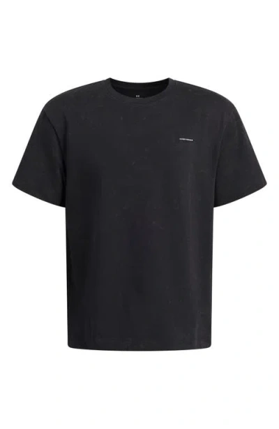 Under Armour Kids' Washed Cotton Blend T-shirt In Black