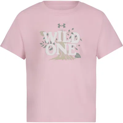 Under Armour Kids' Wild One Graphic T-shirt In Pink