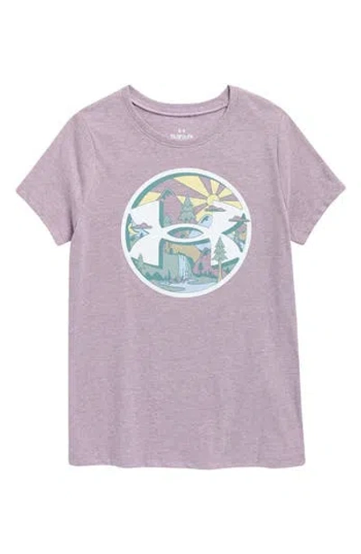Under Armour Kids' Wilderness Trip Graphic T-shirt In Pink