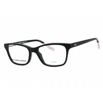 Under Armour Ladies Black Rectangular Eyeglass Frames Ua5012