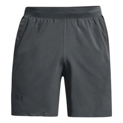 Under Armour Launch 7 Inch Shorts 'dark Grey' In Black
